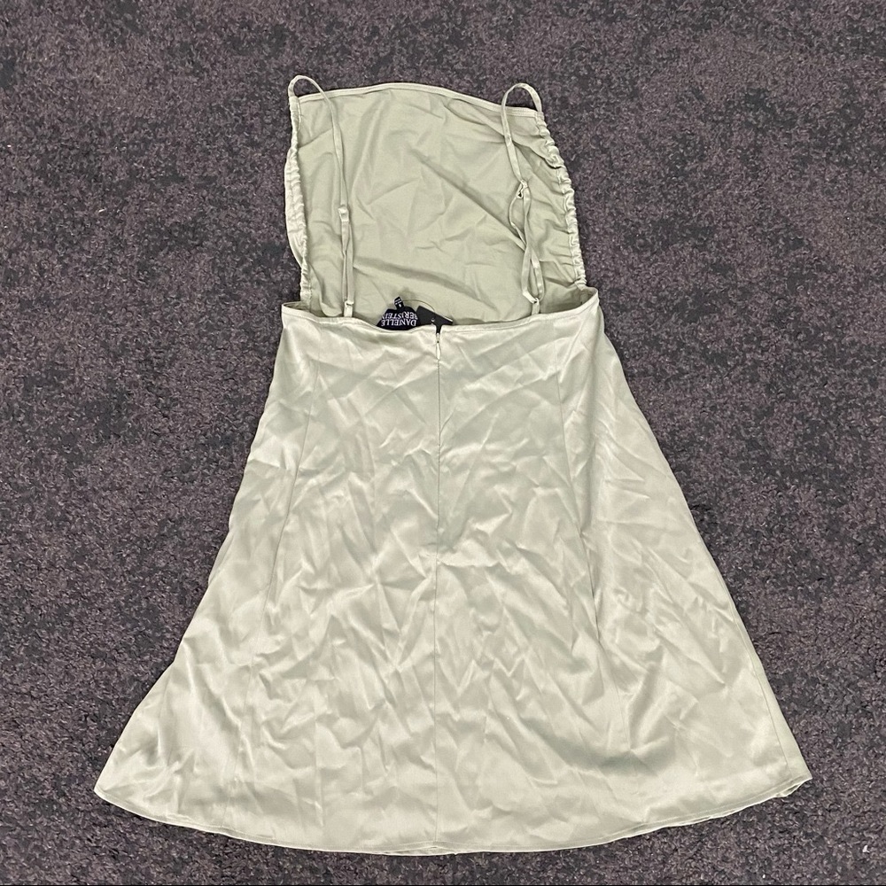 Danielle Bernstein weworewhat ruched mini Slip Dress cottage core - Picture 9 of 11